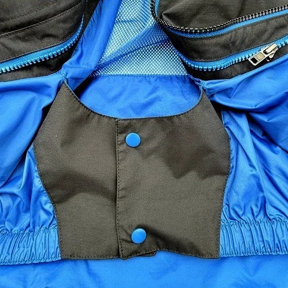 The North Face HyVent Terrain Vista 3L Pro Rain Jacket Men's Medium Black Blue - Picture 15 of 16